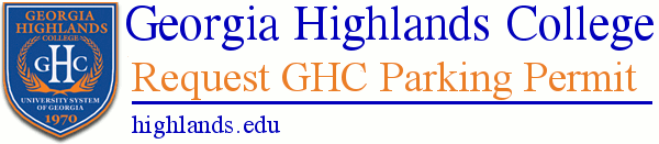 Request GHC Parking Permit